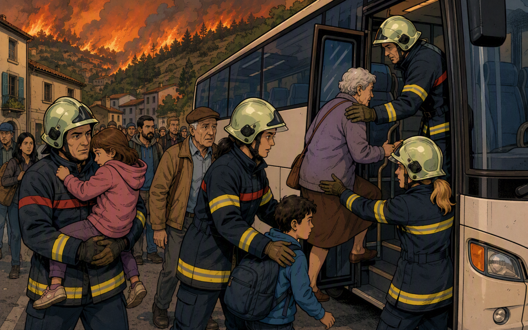 Metodología de cálculo teórico de evacuación de nodos de población